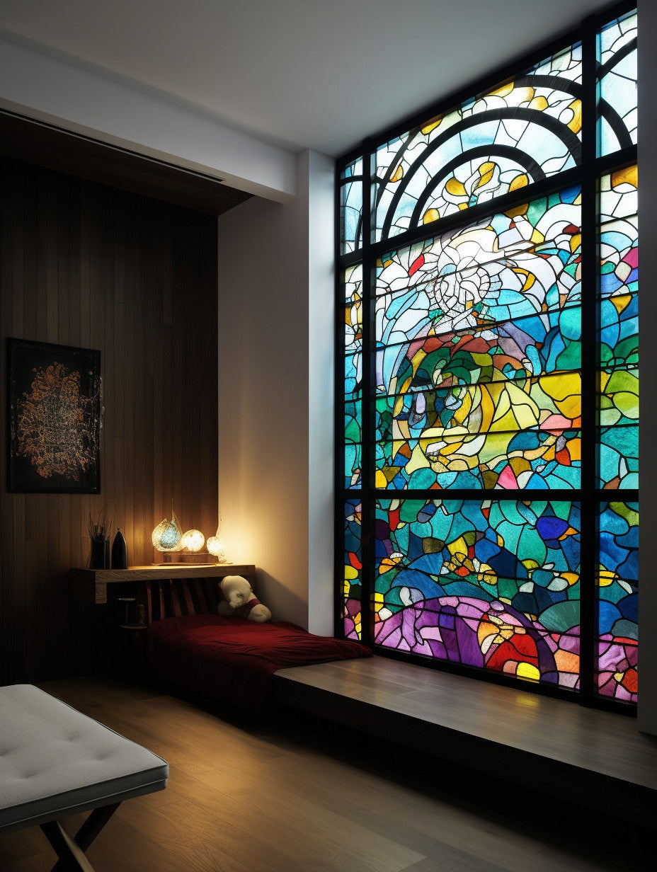 Witraż - "Przyciemniana przezroczystość"