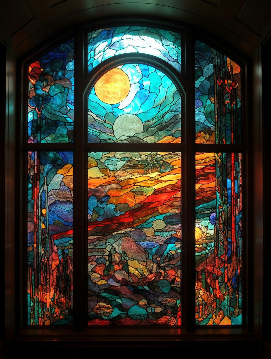 Glasmalerei - „Felder“