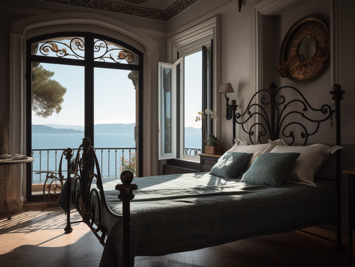 "Nieluba" - eksluzywne, kute łóżko stalowe. klasyczne metalowe