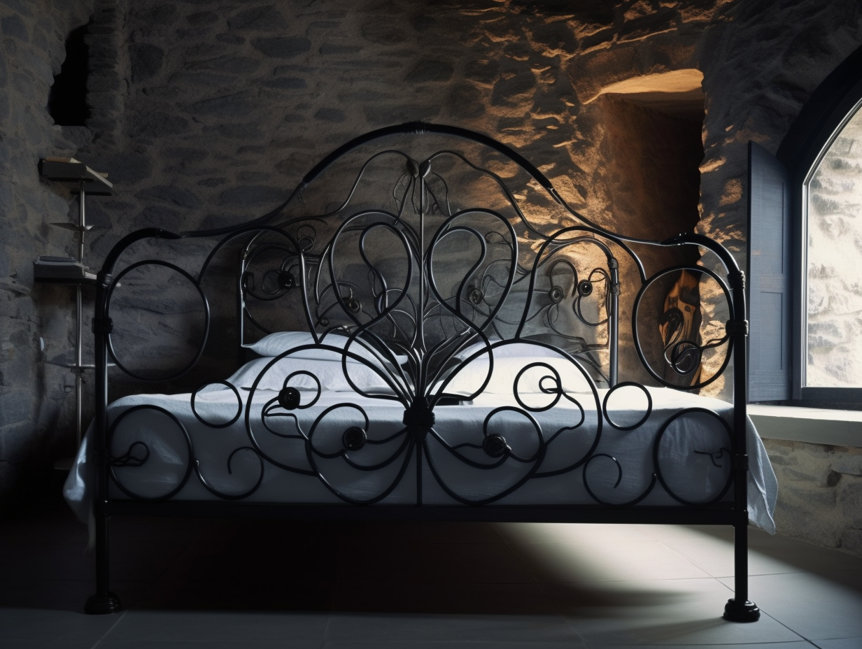 "Chwalisława" - luksusowe łóżko metalowe. Na wymiar kute
