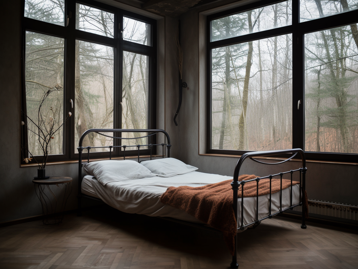 "Ciechosława" - luksusowe łóżko stalowe. Łóżko kute ze stali