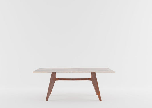 PAJAK - Stół kuty z drewnianym blatem