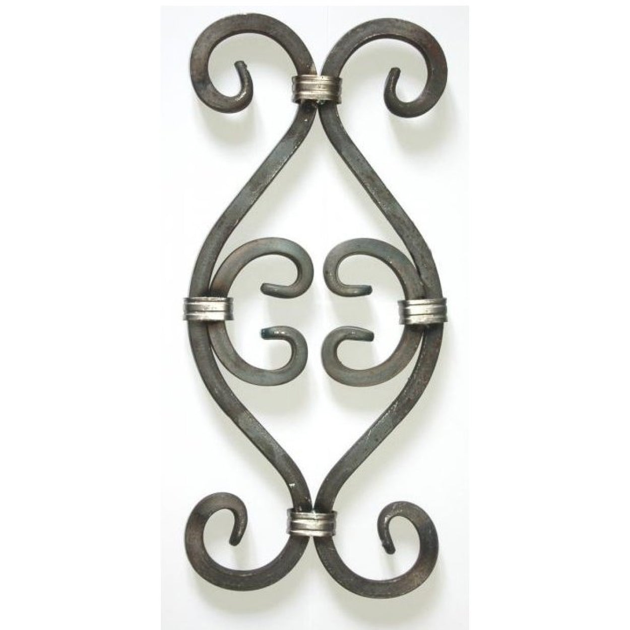 Rozeta kuta do bram, balustrad, ogrodzeń. Ręcznie kuta ze stali. Dekoracyjna.