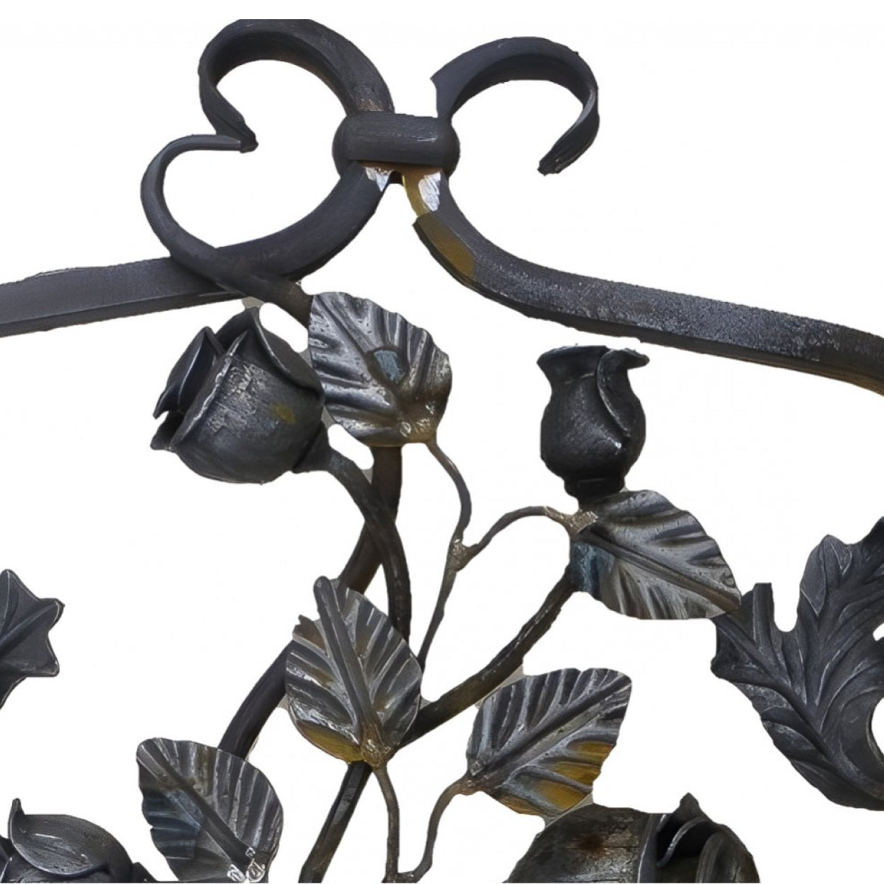 róże kute z metalu herb