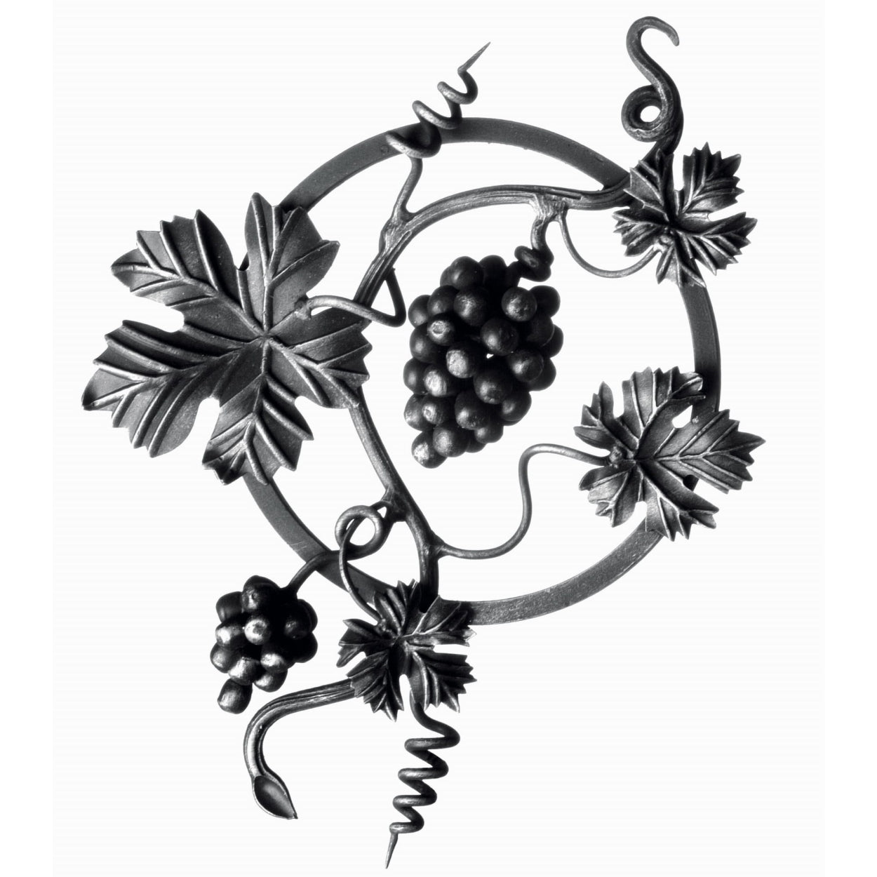 Rozeta dekoracyjna, kuta z metalu do balustrad, bram, ogrodzeń.